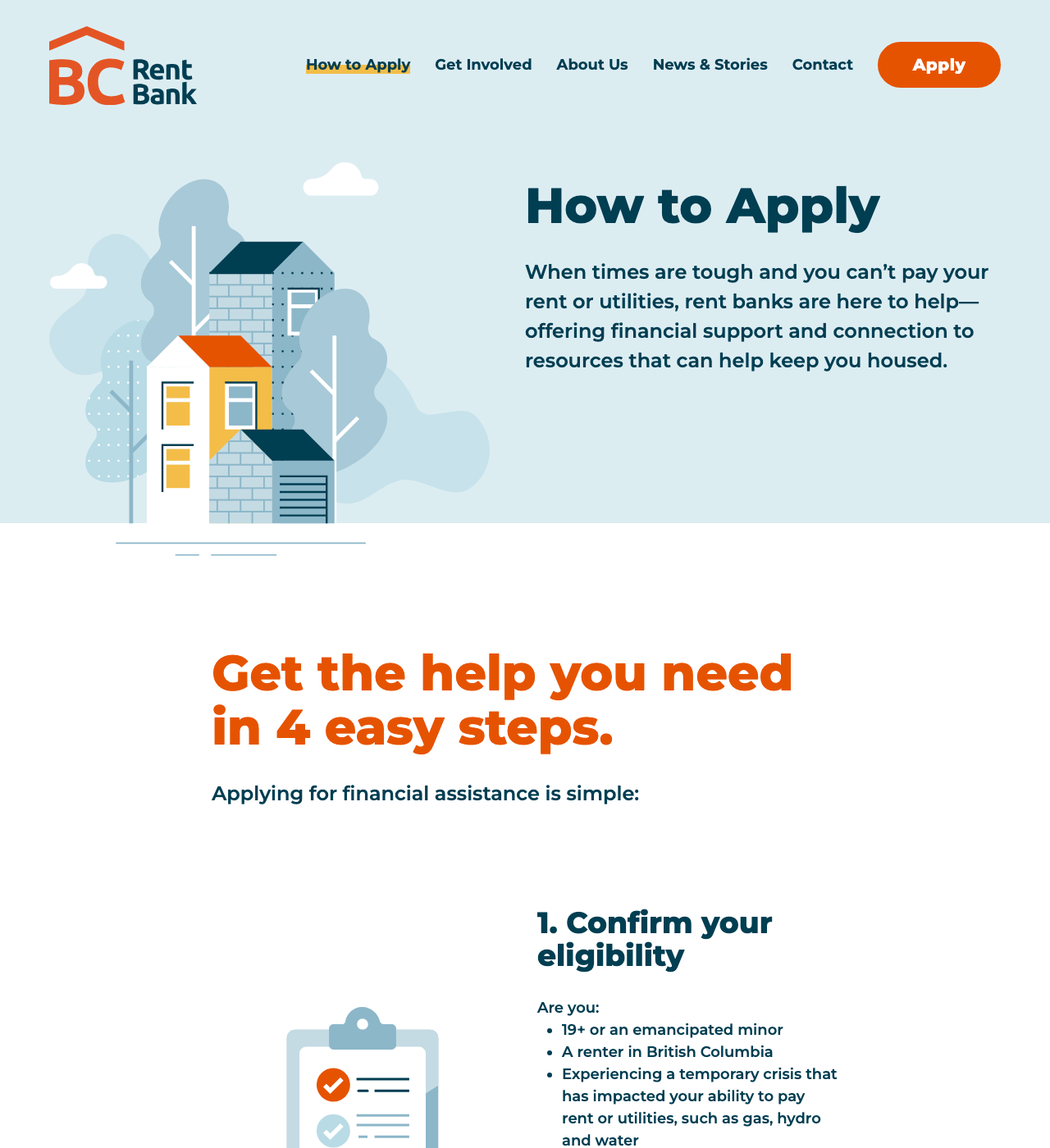 BC Rent Bank — official application page